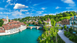 London - Bern flight
